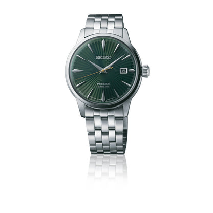 Seiko Presage SRPE15J1 Uhr • Automatikwerk • Grünes Ziffernblatt