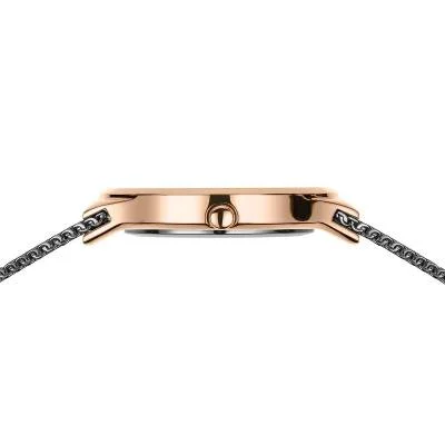 Bering Classic 12131-369-GWP Damenuhr • Kratzfestes Saphirglas • Feines Milanaise-Armband