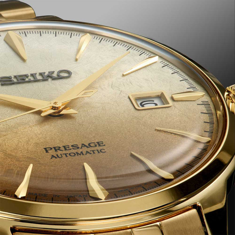 Seiko 5 Sports SRPK46J1 Uhr • Automatik • Gold-Design