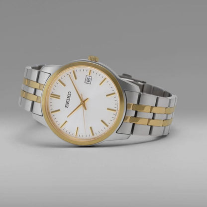 Seiko SUR402P1 Herrenuhr • Hardlexglas • Präzises Quarzwerk