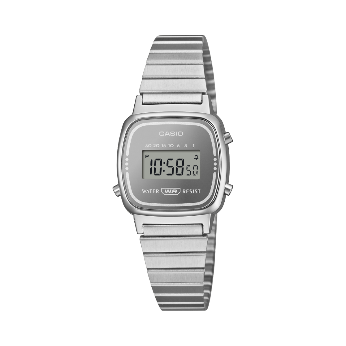 Casio LA670WES-7AEF Damen Armbanduhr • Mineralglas • Stoppuhr & Timer