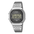 Casio Vintage A140WE-8AEF Armbanduhr Silber • Retro-Digitaldesign • Edelstahlarmband