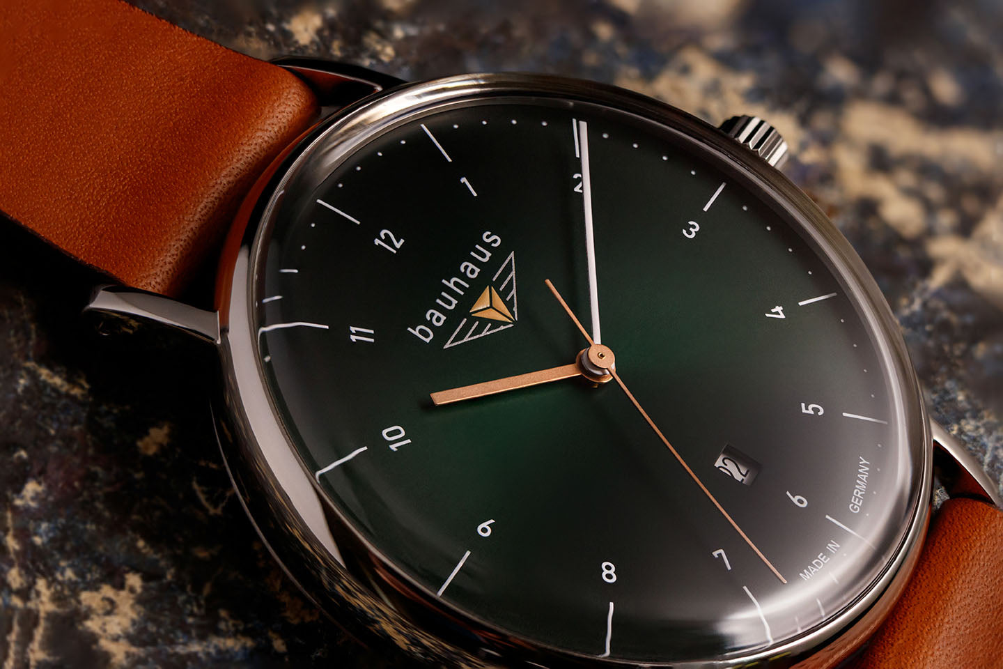 Bauhaus 8775-1 Herren Uhr • Automatik • Wochentagsanzeige