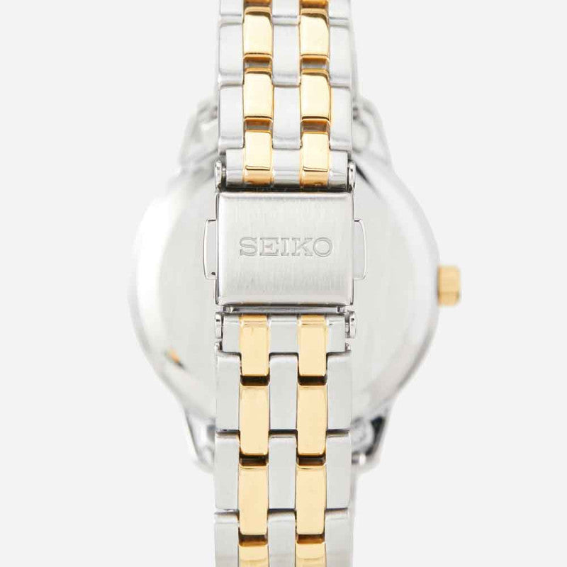 Seiko Essentials SUR410P1 Uhr • Saphirglas • Bicolor-Look