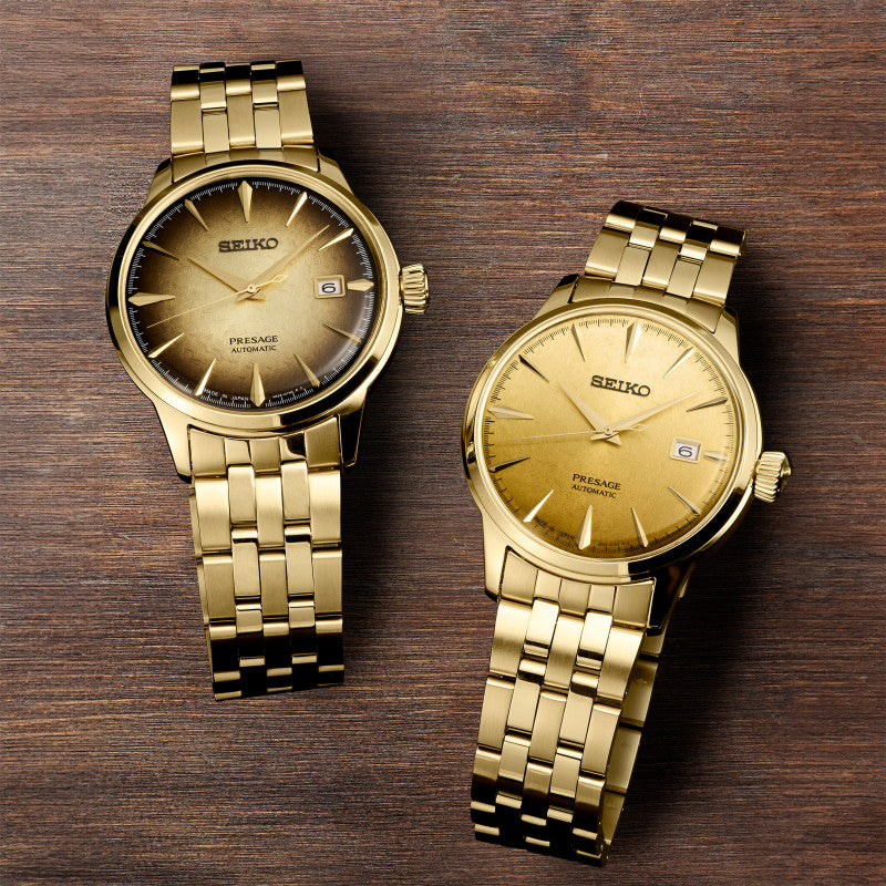Seiko 5 Sports SRPK46J1 Uhr • Automatik • Gold-Design
