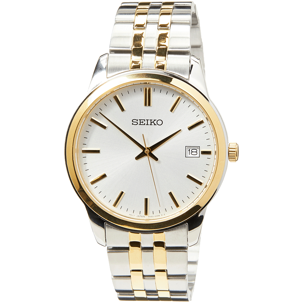 Seiko SUR402P1 Herrenuhr • Hardlexglas • Präzises Quarzwerk