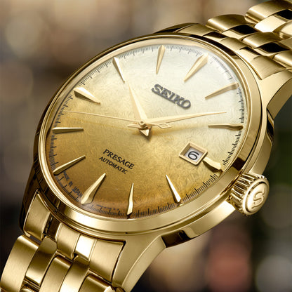 Seiko 5 Sports SRPK46J1 Uhr • Automatik • Gold-Design