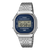 Casio Vintage A140WE-2AEF Armbanduhr Silber • Digitales Zifferblatt mit Sunray-Finish • Retro-Metall-Armband