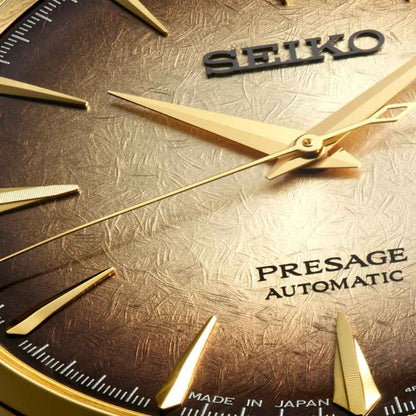Seiko Presage SRPK48J1 Uhr • Automatik • Edles Gold-Design