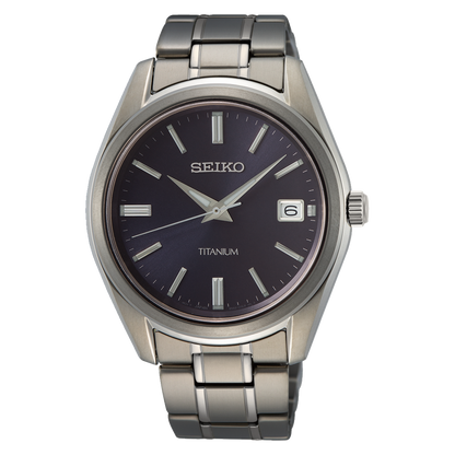 Seiko SUR373P1 Men's Watch • Titanium • Sapphire Crystal