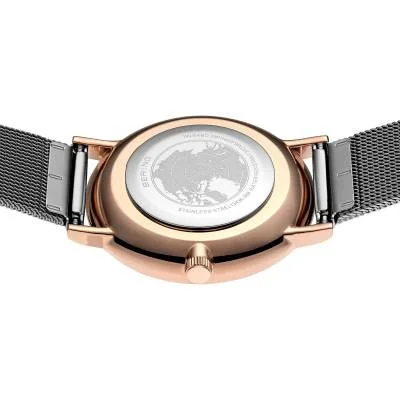 Bering Classic 13434-369 Women's Watch • Scratch-Resistant Sapphire Crystal • Fine Milanese Bracelet