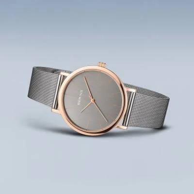 Bering Classic 13434-369 Women's Watch • Scratch-Resistant Sapphire Crystal • Fine Milanese Bracelet