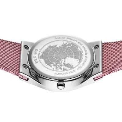 Bering Classic 12927-989 Damenuhr • Kratzfestes Saphirglas • Feines Milanaise-Armband
