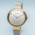 Bering Classic 12034-000 Damenuhr • Kratzfestes Saphirglas • Feines Milanaise-Armband