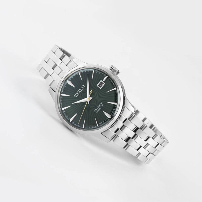 Seiko Presage SRPE15J1 Uhr • Automatikwerk • Grünes Ziffernblatt