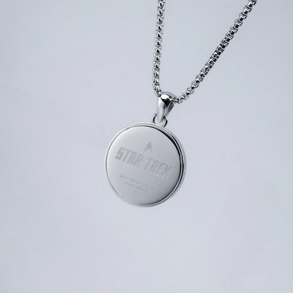 Holzkern Command Halskette Jade/Silber