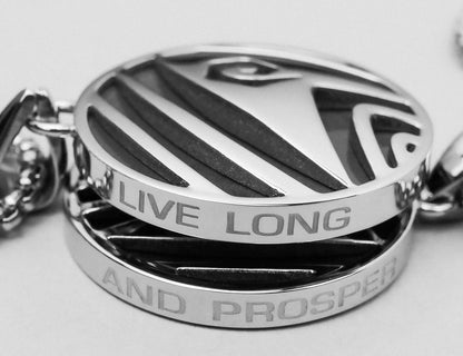 Holzkern Operations Halskette - Jaspis/Silber