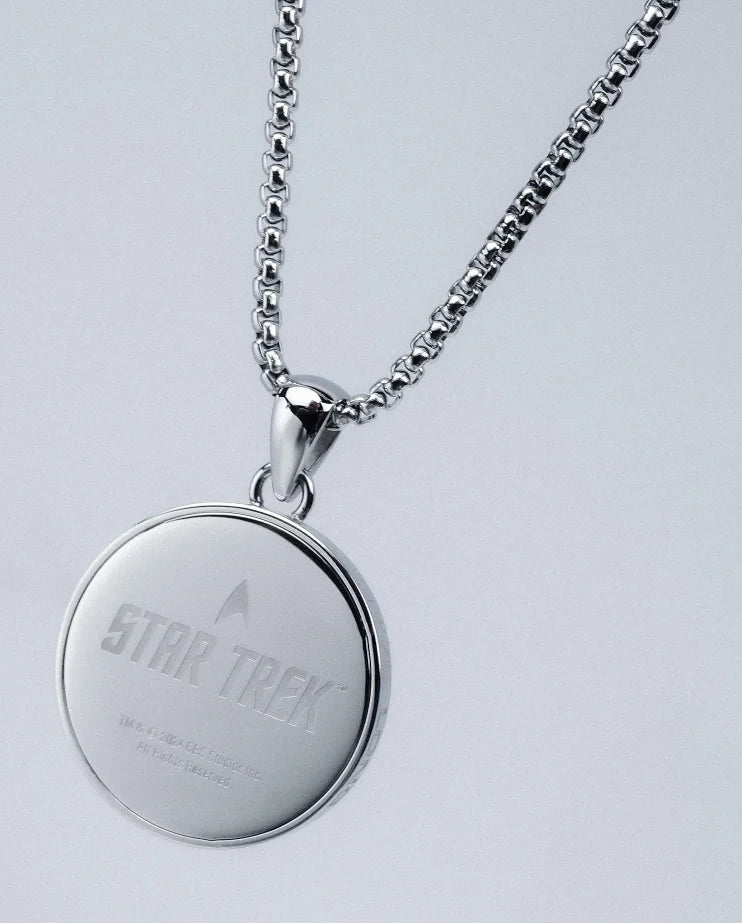 Holzkern Operations Halskette - Jaspis/Silber