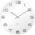 Karlsson Wanduhr 35 cm Ø Glas • Geräuschloses Quarzwerk • Stilvolles Design