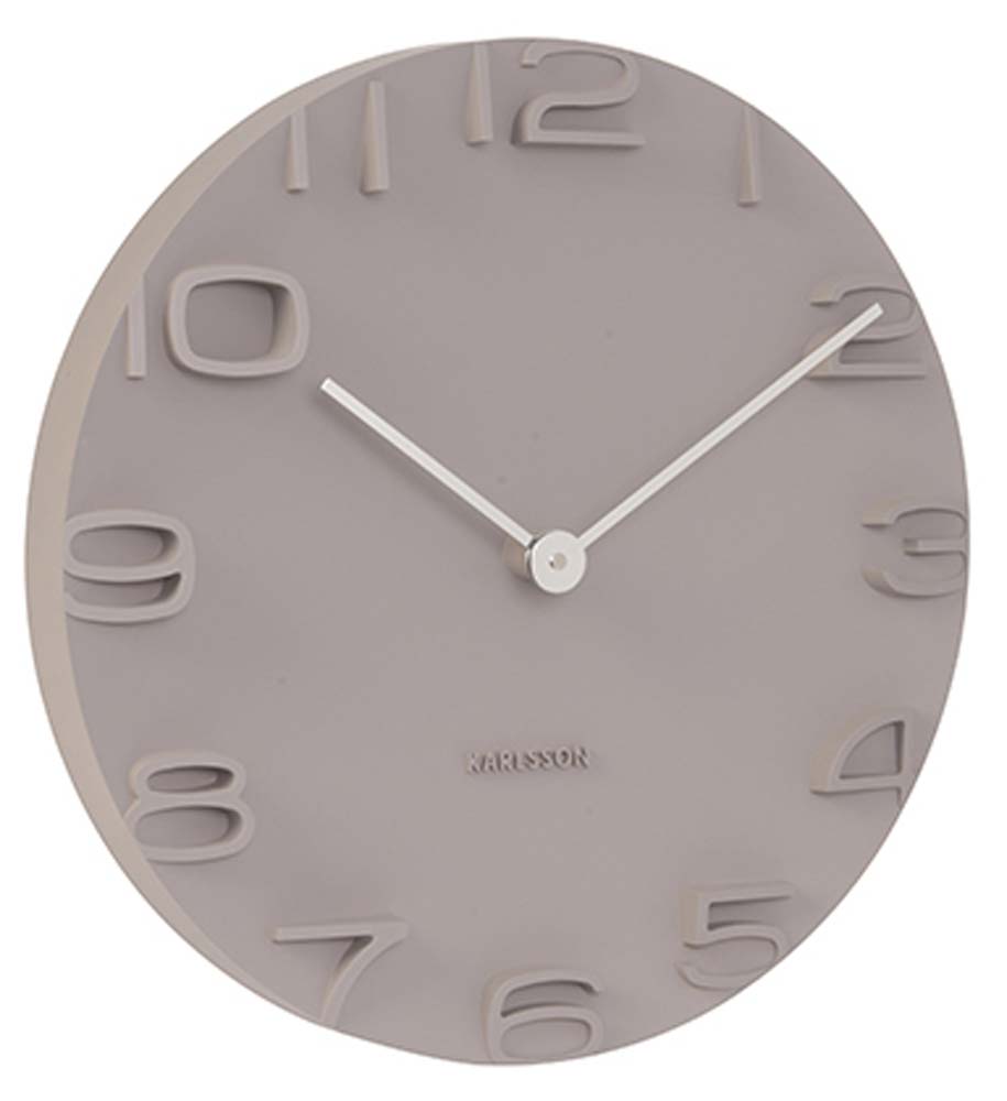 Karlsson Wall Clock 42 cm Ø Plastic • Silent • Modern Design