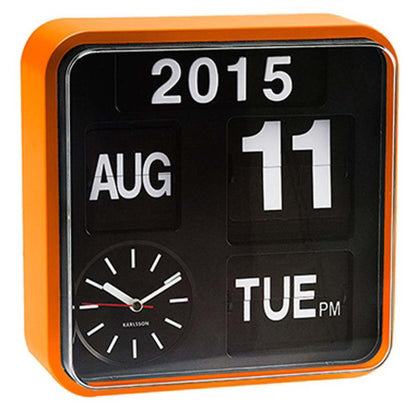 Wanduhr Tischuhr modern Mini Flip - Karlsson Modell: KA5364OR