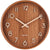 Karlsson Wanduhr 22x22x4,5 cm Holz • Geräuschloses Quarzwerk • Zeitloses Design