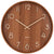 Karlsson Wall Clock 40x40x4.5 cm Wood • Modern Design • Silent Quartz Movement