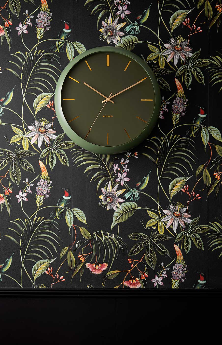 Karlsson Wanduhr 40x40x12 cm Metall • Lautloses Quarzwerk • Modernes Design