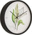 Karlsson Wanduhr 26 cm Ø • Botanical Leaves Design • Modernes Quarzwerk