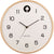 Karlsson Wanduhr 31,5 cm Ø Holz • Integrierter Kuckucksruf • Geräuschloses Quarzwerk