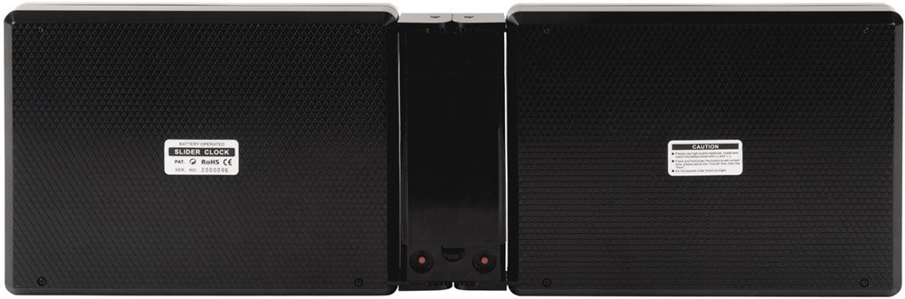 Karlsson Wanduhr 20x60x4 cm Kunststoff • Modernes Flip-Design • Klare digitale Zeitanzeige