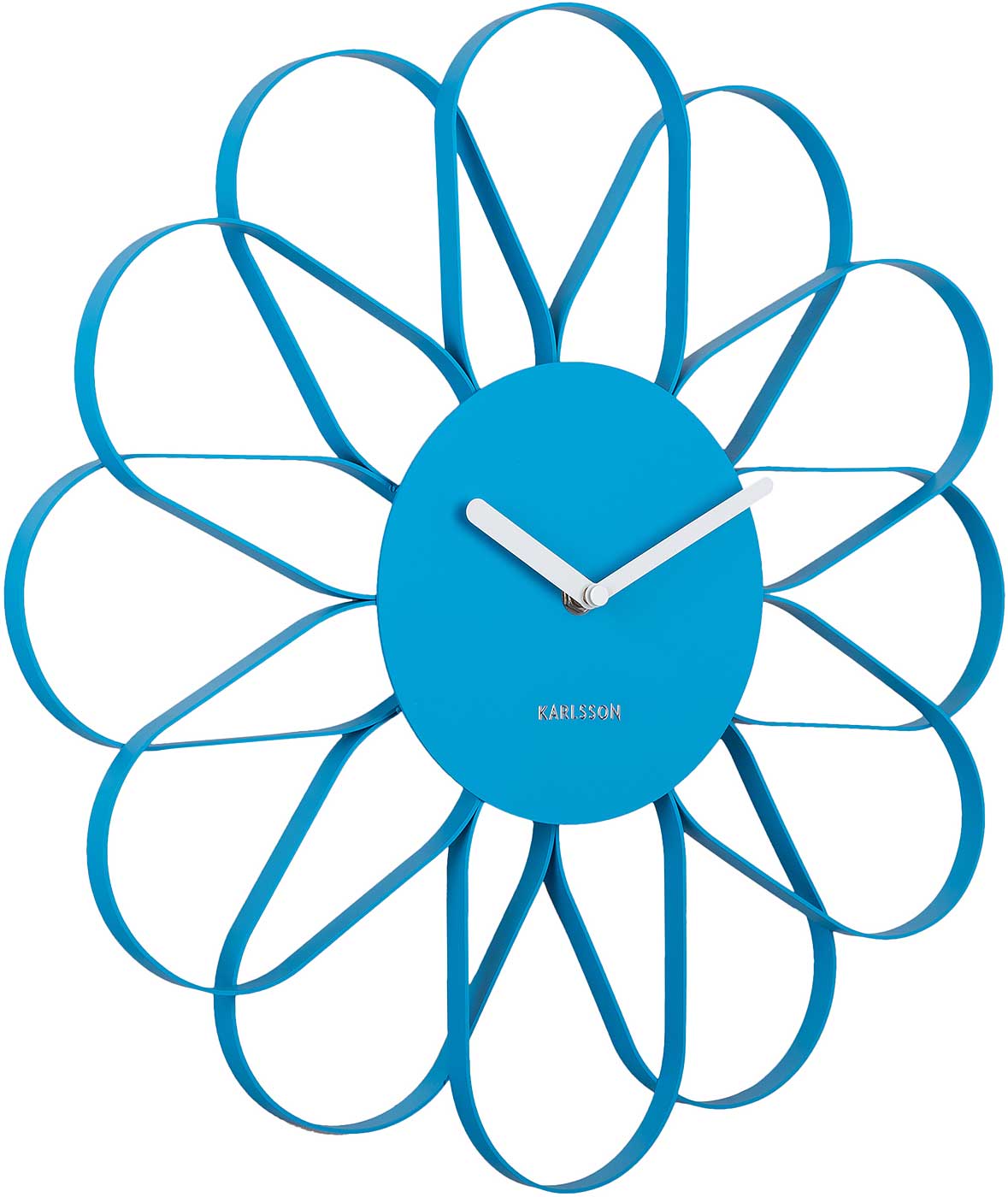 Karlsson Wanduhr 40 cm Ø Metall • Minimalistisches Design • Präzises Quarzwerk