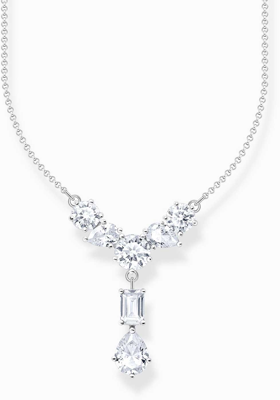 Halskette mit Steinen besetzt - Thomas Sabo Modell: KE2195-051-14