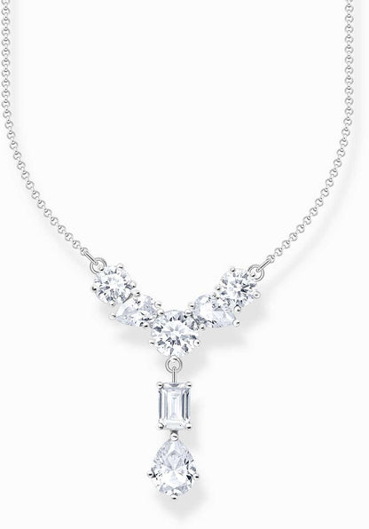 Halskette mit Steinen besetzt - Thomas Sabo Modell: KE2195-051-14