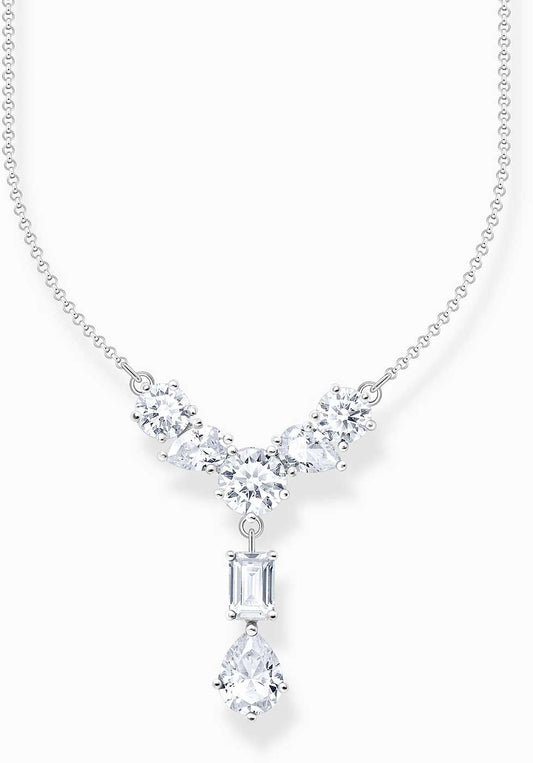 Halskette mit Steinen besetzt - Thomas Sabo Modell: KE2195-051-14