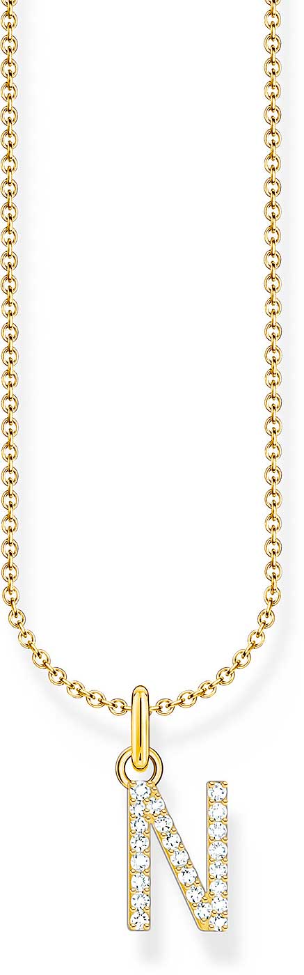 Halskette mit Anhänger Buchstabe N - Thomas Sabo Modell: KE2253-414-14