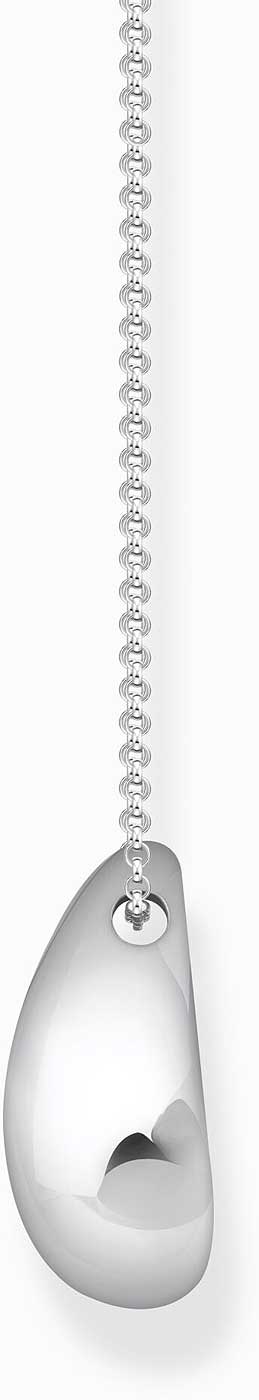 Halskette mit Kettenanhänger in organischer Tropfenform mit offen gestalteter Rückseite für ein unbeschwertes Tragegefühl - Thomas Sabo Modell: KE2281-001-21