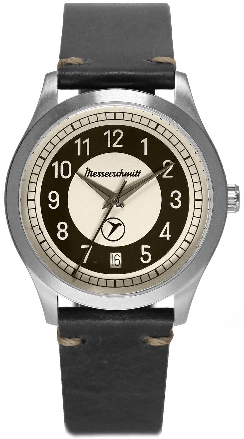 Messerschmitt Kabinenroller KR201-S Herren Uhr • Made in Germany • Vintage Design