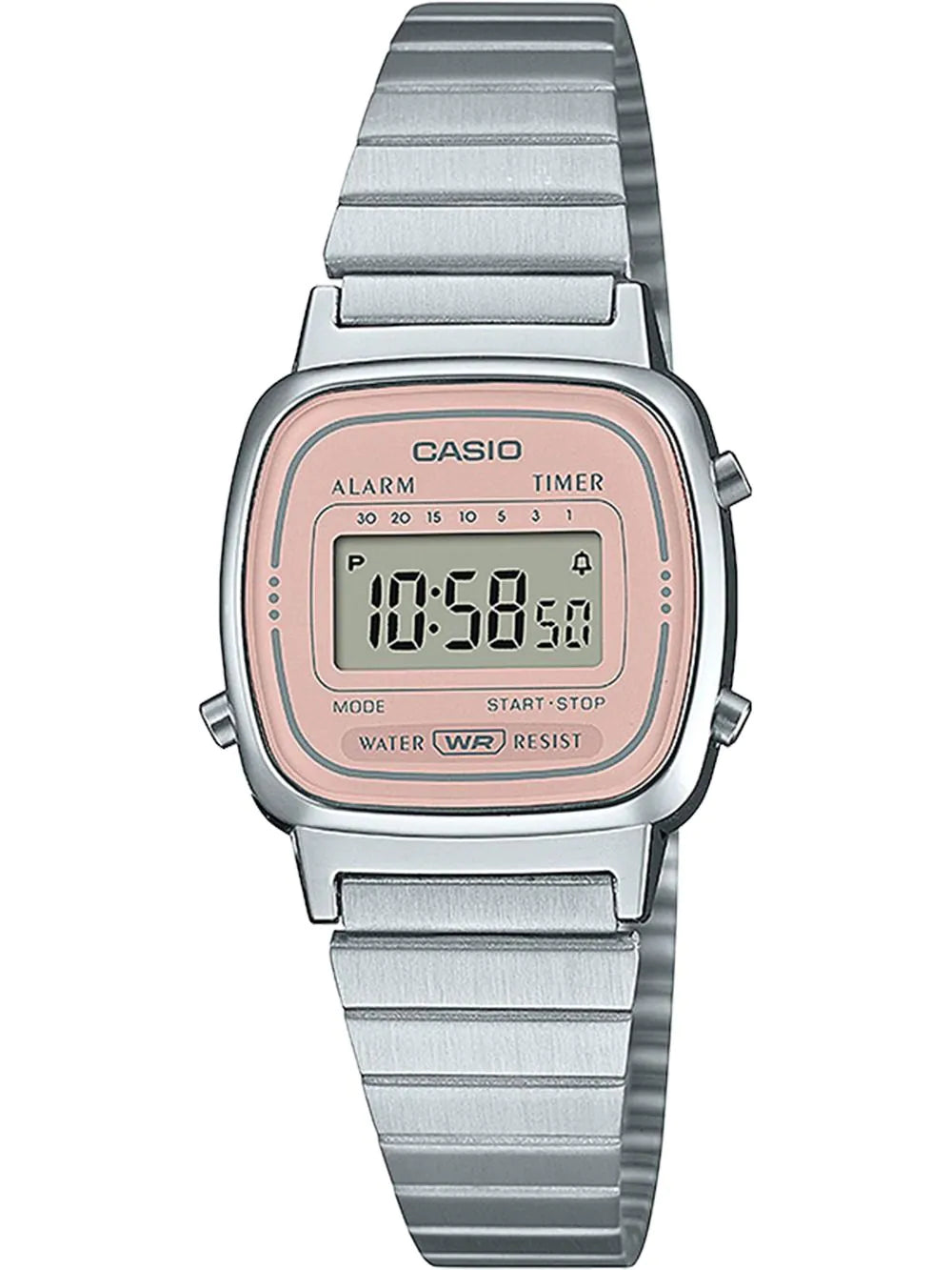 Casio Collection LA670WEA-4A2EF Uhr • Vintage Design • 7 Preset Timer