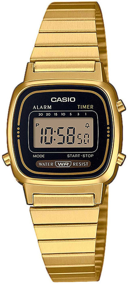 Casio Vintage LA670WEGA-1EF Damen Uhr • Quarzwerk • Digitalanzeige