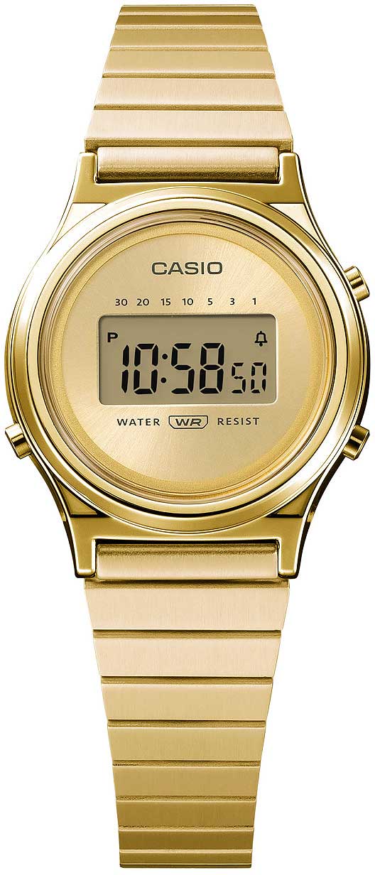 Casio Vintage LA700WEG-9AEF Uhr • Gold-Optik • Retro-Design