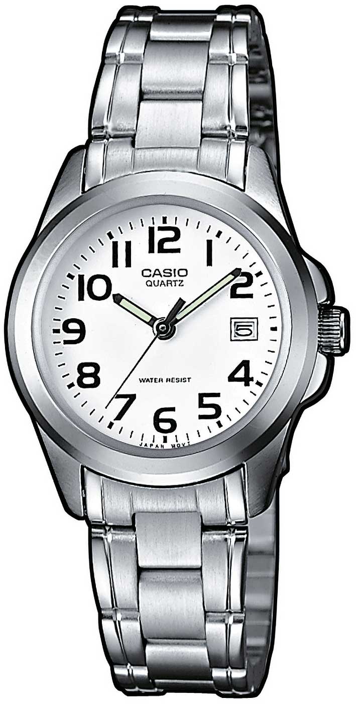 Casio Collection LTP-1259PD-7BEG Uhr • Elegantes Design • Mineralglas
