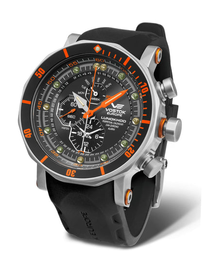 Vostok Europe Lunokhod YM86-620A506 Herren Uhr • Quarz • Tritium-Beleuchtung