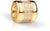 Bering Charm aus Edelstahl, goldfarben mit kubischen Zirkonia in Kreisreihe