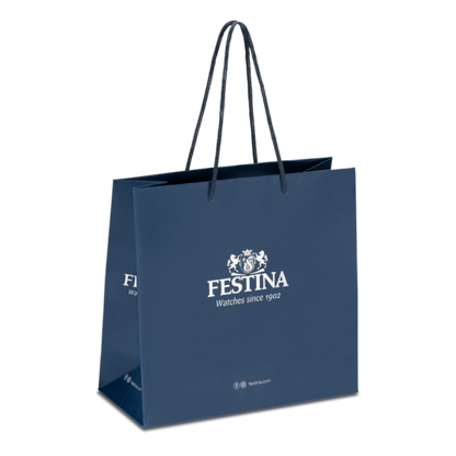 Festina Boyfriend F20622/i Damenuhr • Blaues Zifferblatt • Edelstahl