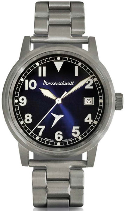 Messerschmitt ME-385TIB Herren Uhr • Präzises Quarz Uhrwerk • Robustes Titangehäuse