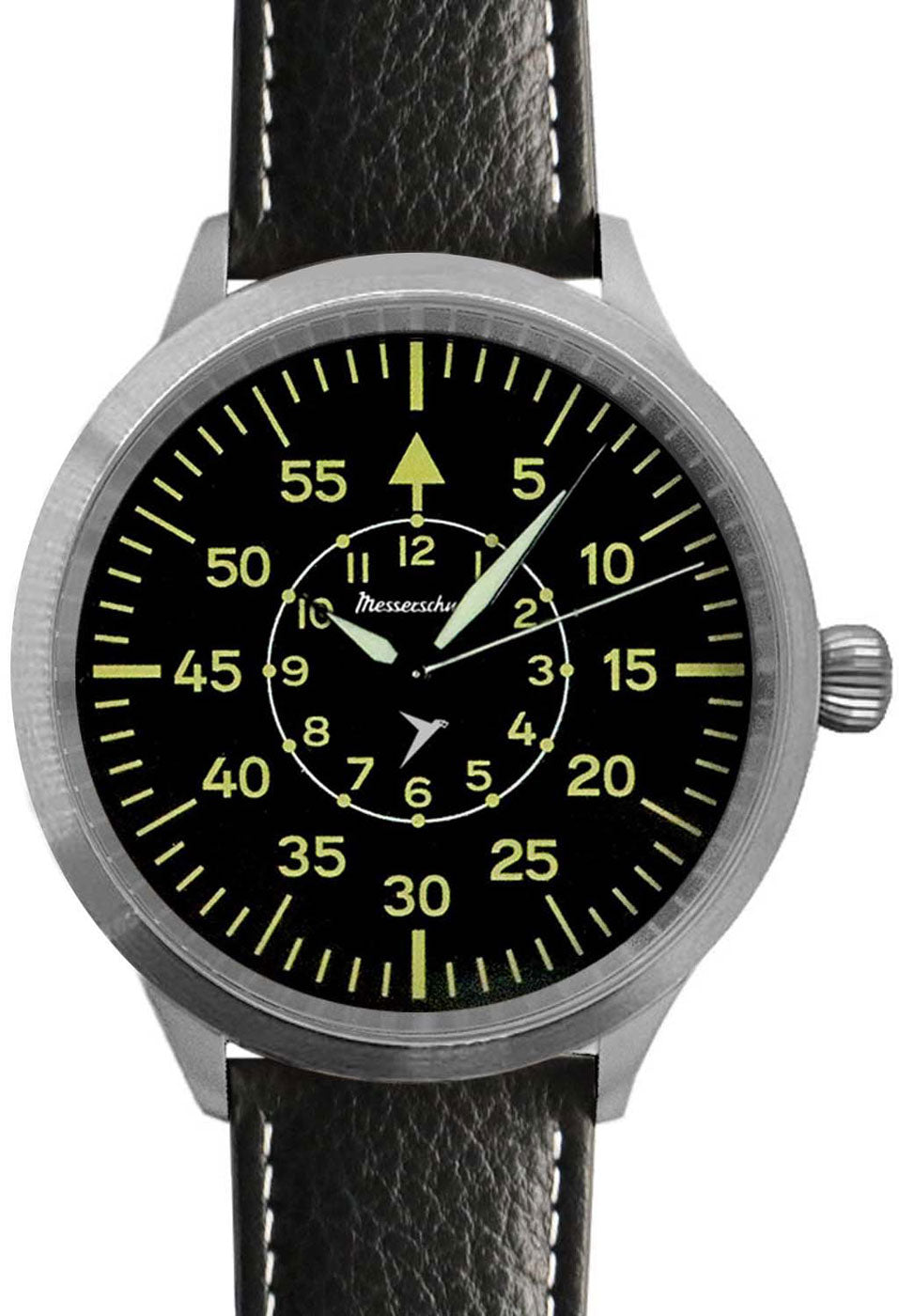 Messerschmitt Triple-X ME-65BQ Herren Uhr • 65mm XXL-Gehäuse • Made in Germany