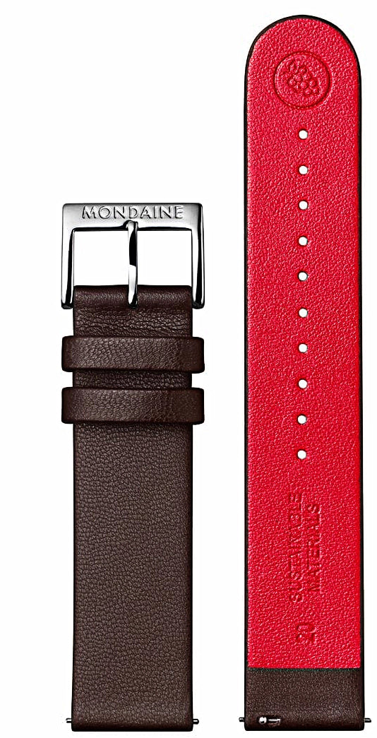 Mondaine Doppio MLE.41240.LGV Unisex Uhr • Quarz Uhrwerk • Saphirglas