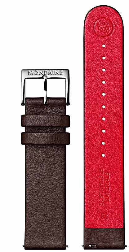 Mondaine Doppio MLE.41240.LGV Unisex Uhr • Quarz Uhrwerk • Saphirglas