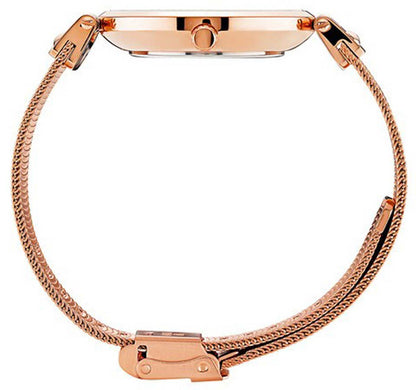 OPS! Mesh MO508 Damen Uhr • Roségold & Schwarz • Miyota Quarzwerk